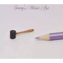 SMA 1:12 Dollhouse Miniature Mallet/ Miniature Tools IM 0179