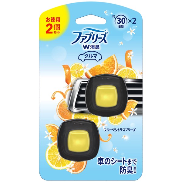 Febreze Easy Clip Car Air Freshener Air Freshener, Fruit Citrus