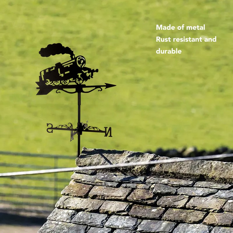 Garden Weathervane Roof Outdoor Metal Wind Vane Decoration for Yard