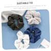 OATIPHO 4Pcs Elegant Star Pattern Hair Rope Lightweight Ponytail Ties