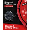 EZARC Diamond Cutting Wheel 125mm x 22.23mm for Metal, 5000+