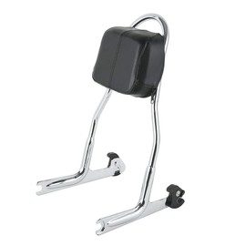 TCMT Chrome Detachable Sissy Bar Backrest Fits For Harley Softail Deluxe FLSTN 2005-2017 Softail Springer Classic 2005-2007 Fat Boy 2000-2006 Night Train 2000-2005 Deluxe 2005-2006
