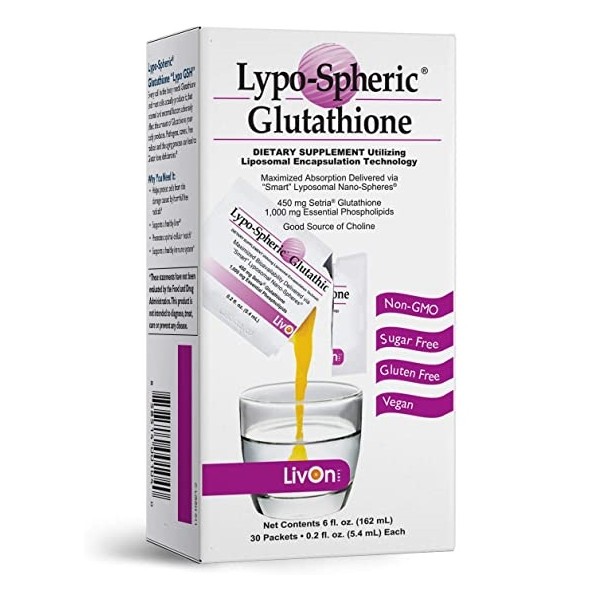 Lypo-Spheric Glutathione 450mg 30 Pack - 5.4ml Each
