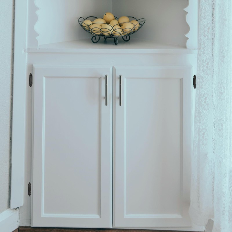 Home Expert 50 Pack (25 Pairs) Matte Black Cabinet Hinges