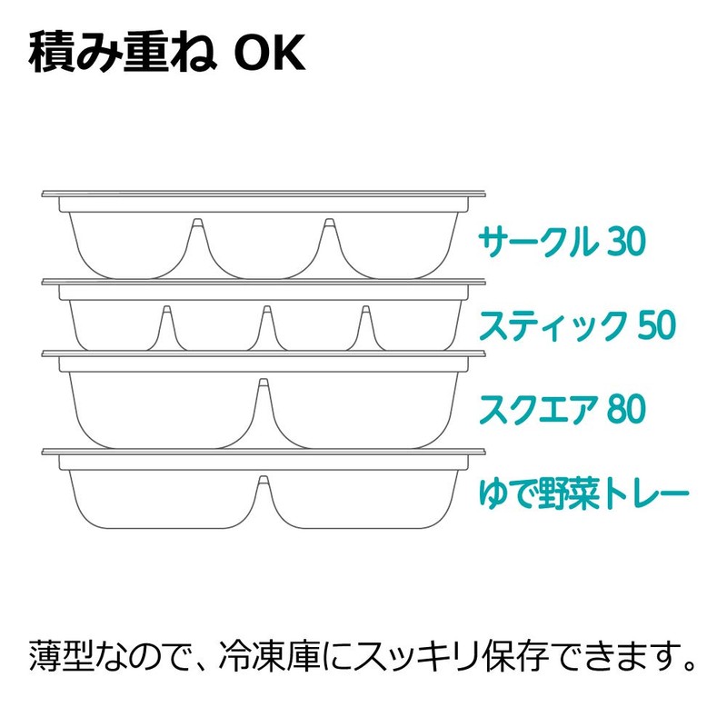 Richell 30 Subdivided Freezing Finger Food Tray, Circle, 4) 1.0