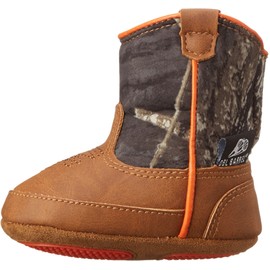 M&F Western Kids Baby Boy's Baby Bucker Gunner (Infant/Toddler) Mossy Oak/Orange
