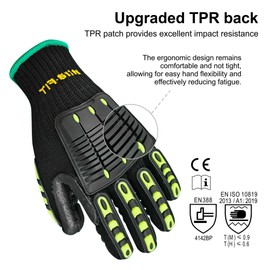 Intra-FIT Anti Vibration Work Gloves Certified | Shock-Proof Impact Reduction Safety Gear