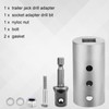 Trailer Jack Drill Adapter, Stainless Steel Valet Electric Tongue Drill