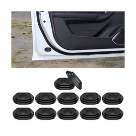 KHGUZ Car Door Shock Absorber, 12PCS Silicone Anti Collision Vehicle Bumper Absorbing Gasket, Soundproof Crash Self-Adhesive Automotive Protection Pad Accessories, Universal Fit