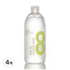 B.O.M. Eighty Cleansing Water, 500ml, 4 pieces / 비오엠 에잇티 클렌징 워터, 500ml, 4개