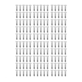 150 Pcs Self Drilling Screw 304 Stainless Steel 19mm Cross Countersunk Screw for Industry M4.2-18