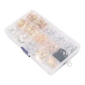 Tiardey 200 Pieces Hair Braid Rings Pendant Hair Accessories for Braids Decorations Aluminium Hair Coil Dreadlocks Accessories with Transparent Box