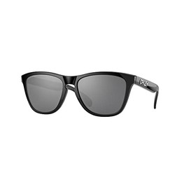 Oakley OO9245 Sunglasses Bundle: OO 9245 FROGSKINS (A) 924562 Polished Black and Eyewear Cleaning Kit