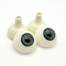 Lichen Fantasy Acrylic Eyes Deep Blue 26mm Pair of Two for Crafts Props Eyeballs Oddity