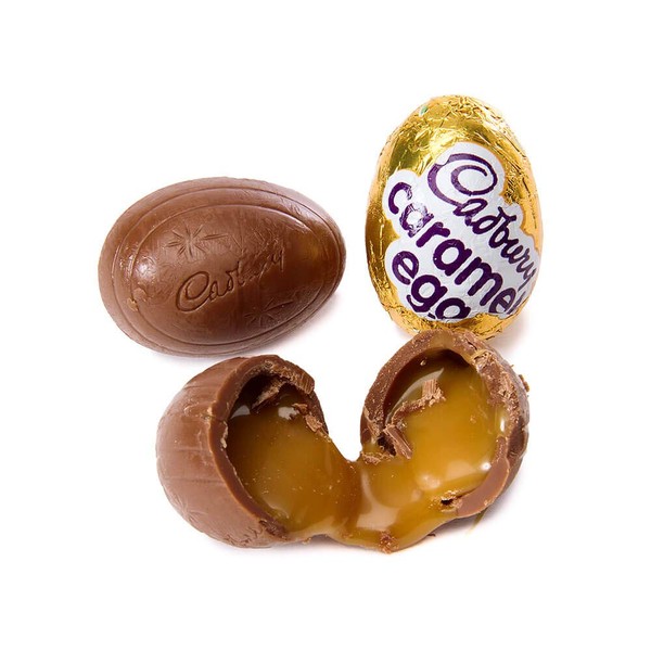 Cadbury Easter Chocolate Caramel Egg, 1.2-Ounce Eggs (48 Count)