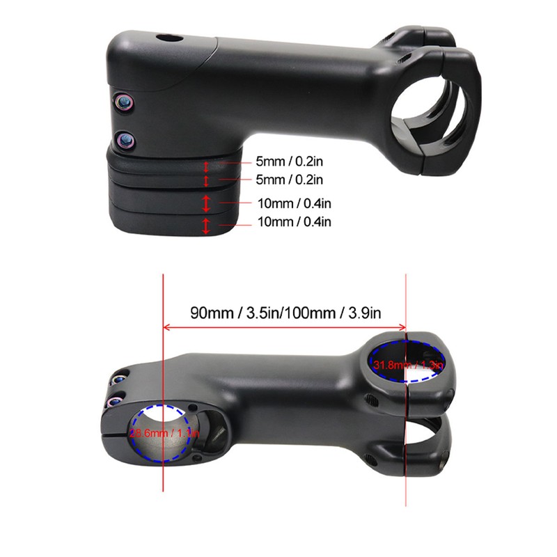 Bike Stem 31.8mm Aluminum Alloy Road Bike Mountain Bike Handlebar