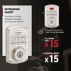 Kwikset Powerbolt 250 10-Button Keypad Satin Nickel Transitional Electronic Deadbolt