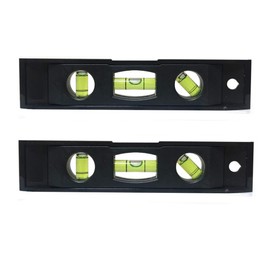 2pcs 6 inch Torpedo Level Magnetic Box Level with 180 90 45 Degree Bubble Level