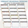 CRANBURY Large 22x17 Desk Calendar 2025-2026, Use Now to Dec