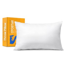Otostar Cushion, Filling, 11.8 x 19.7 inches (30 x 50 cm), 1 Piece Nude Cushion, Soft, Fluffy, Long, Inner Nakami, Main Body, Zipper, Fillable, Unmarked, Plain, Square, White, Breathable, For Rooms, Interiors, Chairs, Sofas, Zabuton Cushion (1, 30 x 50)