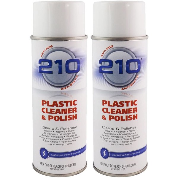 Sumner Laboratories 23304C-2PK 210 Plastic Cleaner/Polish Aerosol - 28 fl. oz., 2 Pack