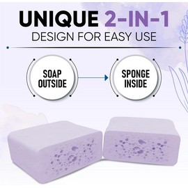 T.Taio Esponjabon Soap Sponge Variety Pack  Shower Scrubber Bathroom Accessories
