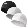 3 Pcs Breathable Mesh Skull Cap for Men & Women