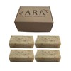 ARA, Jabones Artesanales de Avena, Set de 4 Piezas, 120g