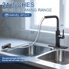Kitchen Faucet with Pull Down Sprayer: ALEASHA Waterfall Kitchen Faucet