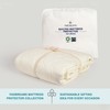 FABDREAMS Organic Quilted Mattress Protector Queen Size | Queen Mattress