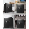 Safe Box, Home Safe with Key & Fireproof Waterproof Bag,