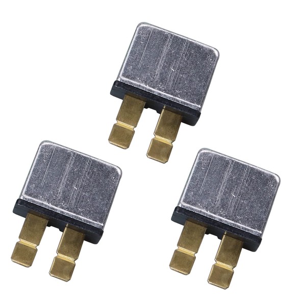 ZOOKOTO 3pcs 15A Plug in Mounting Automotive Circuit Breaker 15A
