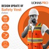 LOHASPRO Surveyor Safety Vest High Visibility Vest Heavy Duty Class