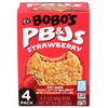 Bobo's Oat Bars Strawberry Jam PB&Js 4 Count, 8.4 OZ