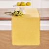 Solino Home Fringe Linen Table Runner 36 Inch – 100%