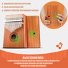 CAHAYA Kalimba Thumb Piano 17 Keys Portable Mbira Finger Piano