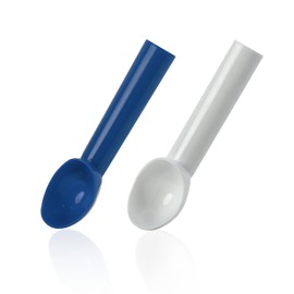 Plastic Ice Cream Scoops, Set of 2 (Navy Grey)