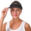 Cotton Visor Hat Women Men Clip-on Visors Hats Adjustable Outdoor