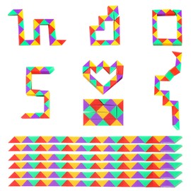 24 Pieces 24 Blocks Cube Puzzle Magic Snake Magic Snake Small Gifts for Children Magic Cube Snake Cube Magic Snake Cube Twist Puzzle for Children Children's Birthday Party Gifts