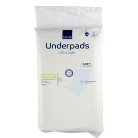 Abena Ultra Light Incontinence Bed Pads, Disposable Bed Pads 60 x 90cm | Pack of 25 | These Disposable Incontinence Bed Pads are Suitable for All Ages from Adults to Children, on Chairs or beds.