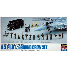 HASEGAWA 35007 1/72 U.S. Pilot/Ground Crew Set