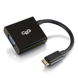 C2G 41350 HDMI Male to VGA Female Adapter Converter Dongle, Black