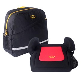 One Size, Black, TravelSmarter Booster Seat, 1 LBS, Lightweight, Compact, Portable Booster Seat - Perfect for Travel and Everyday Child Safety