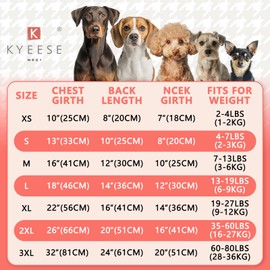 KYEESE Dog Sweater Warm Comfy Pet Coats Stretchy Knitwear Cat Sweaters Pullover Dog Sweaters for Large Dogs Thick Dogs Clothes Soft Turtleneck Pet Sweater Dress with Bowtie for Cold Weather Winter