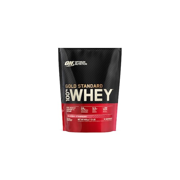 Optimum Nutrition Gold Standard 100% Whey Powder Strawberry 450g