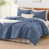 Litanika Ocean Blue Queen Size Comforter Sets, 3 Pieces Lightweight