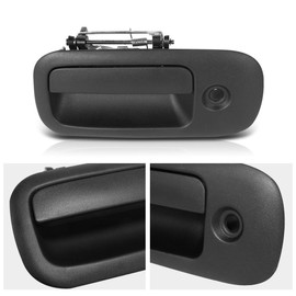 PM PERFORMOTOR Front/Rear Left Hinged Outer Door Handle Compatible with 03-08 Chevy Express/GMC Savana 1500 2500 3500,Textured Black