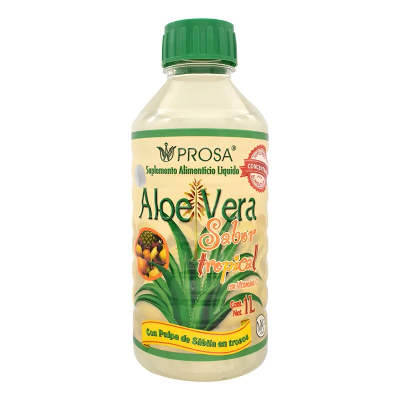 Aloe Vera Líquido Sabor Tropical 1 Lt Prosa