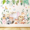 Condessacity Wall Sticker Kids Cute Elephant Lion Panda Wall Sticker