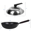 Souped Up Recipes 13.4 Inch Carbon Steel Wok For Electric,